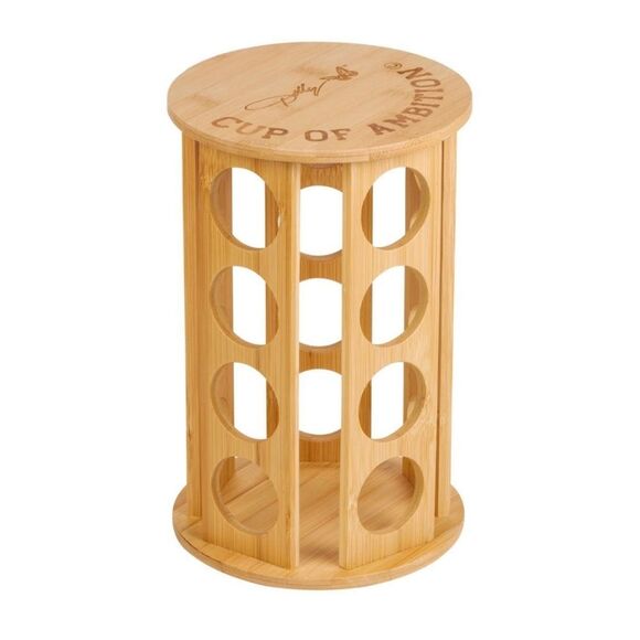 Dolly Parton Bamboo Coffee Pod Holder - Picture 2 of 8